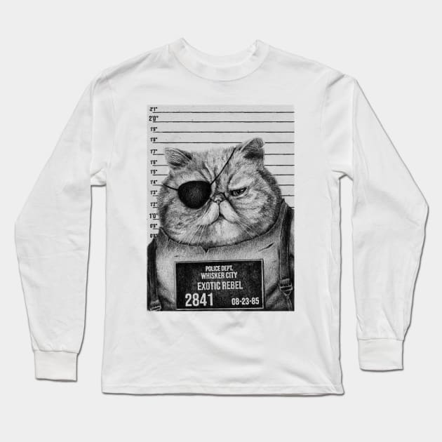 Exotic Rebel Long Sleeve T-Shirt by mikekoubou